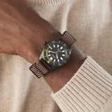 Seiko Prospex Black Series 1965 Limited Edition Black Dial Brown NATO Strap Watch For Men - SPB253J1 Authentic Buy Shop Now