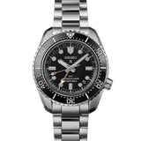 Seiko Prosprex Dark Depths GMT Automatic Black Dial Silver Steel Strap Watch For Men - SPB383J1 Authentic Buy Shop Now