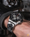 Breitling Super Chronomat B01 44 Black Dial Black Rubber Strap Watch for Men - AB0136251B2S1 Authentic Buy Shop Now