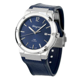 Salvatore Ferragamo F-80 Classic Blue Dial Blue Leather Strap Watch for Men - SFDT00719 Authentic Buy Shop Now