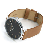 Coach Charles Black Dial Brown Leather Strap Watch for Men - 14602155 Authentic Buy Shop Now