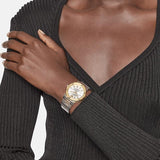 Versace Hellenyium Green Dial Two Tone Steel Strap Watch for Women - VEVH00620 Authentic Buy Shop Now