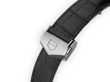Tag Heuer Carrera Chronograph Black Dial Black Leather Strap Watch for Men - CBN2A5A.FC6481 Authentic Buy Shop Now