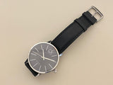 Calvin Klein Minimal Black Dial Black Leather Strap Watch for Men - K7621107 Authentic Buy Shop Now