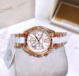 Michael Kors Bradshaw Silver Dial Two Tone Steel Strap Watch for Women - MK5907 Authentic Buy Shop Now