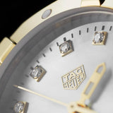 Tag Heuer Aquaracer Diamonds Mother of Pearl Dial Two Tone Steel Strap Watch for Men - WBD1422.BB0321 Authentic Buy Shop Now