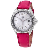 Tag Heuer Formula 1 Quartz Mother of Pearl Dial Pink Leather Strap Watch for Women - WBJ131A.FC8252 Authentic Buy Shop Now