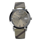 Burberry The City Nova Beige Dial Grey Leather Strap Watch for Women - BU9023 Authentic Buy Shop Now