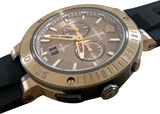 Versace V Extreme Chronograph Brown Tone Dial Black Rubber Strap Watch for Men - VCN030017 Authentic Buy Shop Now