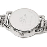 Coach Delancey White Dial Silver Steel Strap Watch for Women - 14502240 Authentic Buy Shop Now