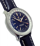 Breitling Navitimer Automatic 41mm Blue Leather Strap Mens Watch - A17326211C1P3 Authentic Buy Shop Now