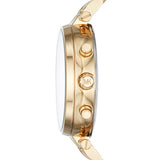 Michael Kors Sawyer White Dial Gold Steel Strap Watch for Women - MK6362 Authentic Buy Shop Now