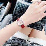 Gucci G Timeless Quartz Diamonds Pink Dial Red Leather Strap Watch For Women - YA1265017 Authentic Buy Shop Now