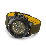 Breitling Avenger Chronograph 45mm Green Dial Green Nylon Strap Watch for Men - V13317101L1X1 Authentic Buy Shop Now