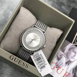 Guess Quartz Silver Dial Willow Stainless Steel Mesh Bracelet Watch For Women - W0836L2 Authentic Buy Shop Now