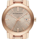 Burberry The City Rose Gold Dial Rose Gold Steel Strap Watch for Women - BU9135 Authentic Buy Shop Now