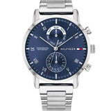 Tommy Hilfiger Kane Blue Dial Silver Steel Strap Watch for Men - 1710401 Authentic Buy Shop Now