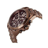 Michael Kors Bradshaw Chronograph Brown Dial Brown Steel Strap Watch For Women - MK6247 Authentic Buy Shop Now