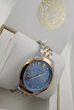 Versace Audrey Quartz Blue Dial Two Tone Steel Strap Watch for Women - VELR00619 Authentic Buy Shop Now