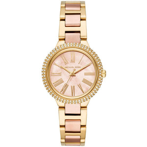 Michael Kors Taryn Rose Gold Dial Two Tone Steel Strap Watch For Women - MK6564 Authentic Buy Shop Now