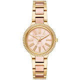 Michael Kors Taryn Rose Gold Dial Two Tone Steel Strap Watch For Women - MK6564 Authentic Buy Shop Now