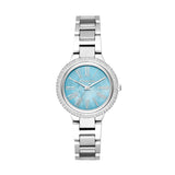 Michael Kors Taryn Quartz Blue Dial Blue Steel Strap Watch For Women - MK6563 Authentic Buy Shop Now