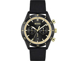 Hugo Boss Santiago Black Dial Black Nylon Strap Watch for Men - 1513935 Authentic Buy Shop Now