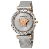 Versace Palazzo Empire Silver Dial Silver Mesh Bracelet Watch for Women - VEDV00419 Authentic Buy Shop Now