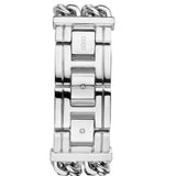 Guess Mod Heavy Metal Silver Dial Silver Steel Strap Watch For Women - W1117L1 Authentic Buy Shop Now