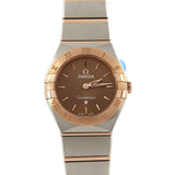 Omega Constellation Quartz Brown Dial Silver Steel Strap Watch for Women - 131.20.25.60.13.001 Authentic Buy Shop Now