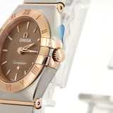 Omega Constellation Quartz Brown Dial Silver Steel Strap Watch for Women - 131.20.25.60.13.001 Authentic Buy Shop Now