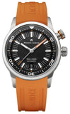 Maurice Lacroix Pontos S Diver Black Dial Orange Rubber Strap Watch For Men - PT6248-SS00L-330-J Authentic Buy Shop Now
