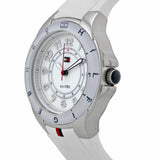 Tommy Hilfiger White Dial White Rubber Strap Watch for Women - 1781271 Authentic Buy Shop Now