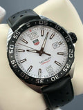 Tag Heuer Formula 1 Quartz White Dial Black Rubber Strap Watch for Men - WAZ1111.FT8023 Authentic Buy Shop Now