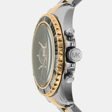 Michael Kors Everest Chronograph Black Dial Two Tone Steel Strap Watch For Women - MK7209 Authentic Buy Shop Now