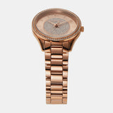 Michael Kors Lauryn Three-Hand Crystals Rose Gold Dial Rose Gold Steel Strap Watch for Women - MK4736 Authentic Buy Shop Now