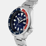 Seiko 5 Sports Automatic Blue Dial Silver Steel Strap Watch For Men - SRPD53K1 Authentic Buy Shop Now