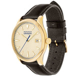 Movado Heritage Calendoplan Beige Dial Brown Leather Strap Watch for Men - 3650003 Authentic Buy Shop Now