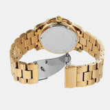 Michael Kors Runway Chronograph Blue Dial Gold Steel Strap Watch For Women - MK7353 Authentic Buy Shop Now