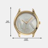 Michael Kors Jaycie Three Hand Gold Dial Brown Leather Strap Watch for Women - MK2862 Authentic Buy Shop Now