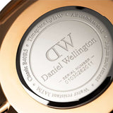 Daniel Wellington Classic Sheffield White Dial Black Leather Strap Watch For Men - DW00100007 Authentic Buy Shop Now