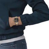 Tissot Seastar 1000 Black Dial Two Tone Steel Strap Watch for Women - T120.210.22.051.00 Authentic Buy Shop Now