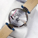 Versace Olympo Gleam White Dial Green Leather Strap Watch for Women - VAN020016 Authentic Buy Shop Now