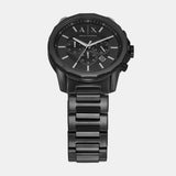 Armani Exchange Drexler Chronograph Black Dial Black Steel Strap Watch For Men - AX2639 Authentic Buy Shop Now