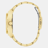 Guess Trend Analog Green Dial Gold Steel Strap Watch For Men - GW0624G2 Authentic Buy Shop Now