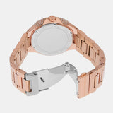 Michael Kors Camille Analog Pink Dial Rose Gold Steel Strap Watch for Women - MK7340 Authentic Buy Shop Now