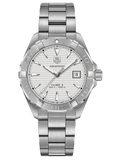 Tag Heuer Aquaracer Automatic White Dial Silver Steel Strap Watch for Men - WAY2111.BA0928 Authentic Buy Shop Now
