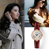 Tissot Bellissima Small Lady Diamonds Silver Dial Brown Leather Strap Watch For Women - T126.207.66.113.00 Authentic Buy Shop Now
