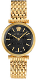 Versace V-Twist Black Dial Gold Mesh Bracelet Watch for Women - VELS00819 Authentic Buy Shop Now