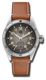 Tag Heuer Autavia Isograph Grey Dial Calfskin Brown Leather Strap Watch for Men - WBE5111.FC8267 Authentic Buy Shop Now